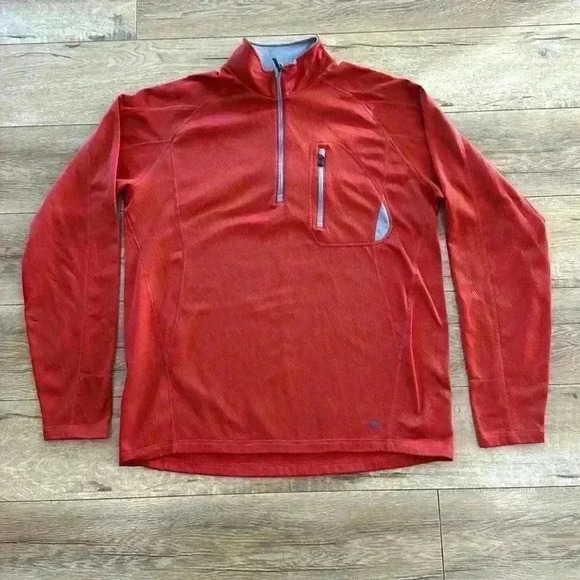 REI Men’s Quarter Zip Pullover Size L in Excellent Condition - Picture 1 of 7